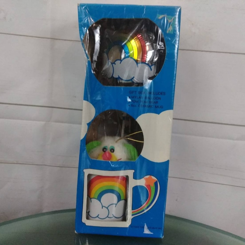 Rainbow Love Mug Vintage Gift Set Sealed